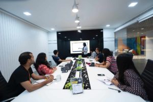 Conference room leveraging smart technology