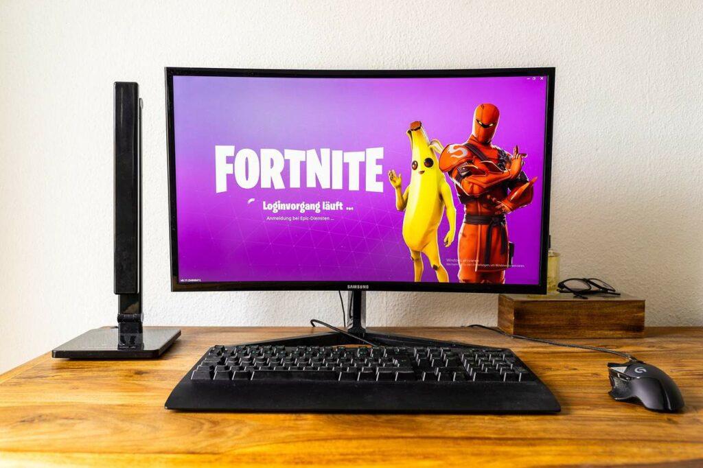 Fortnite workplace video game pc photo