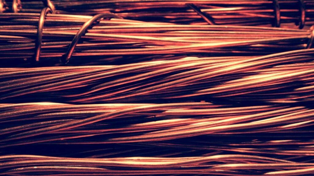 Bundles of AEC copper wire