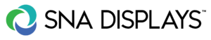 sna displays logo black