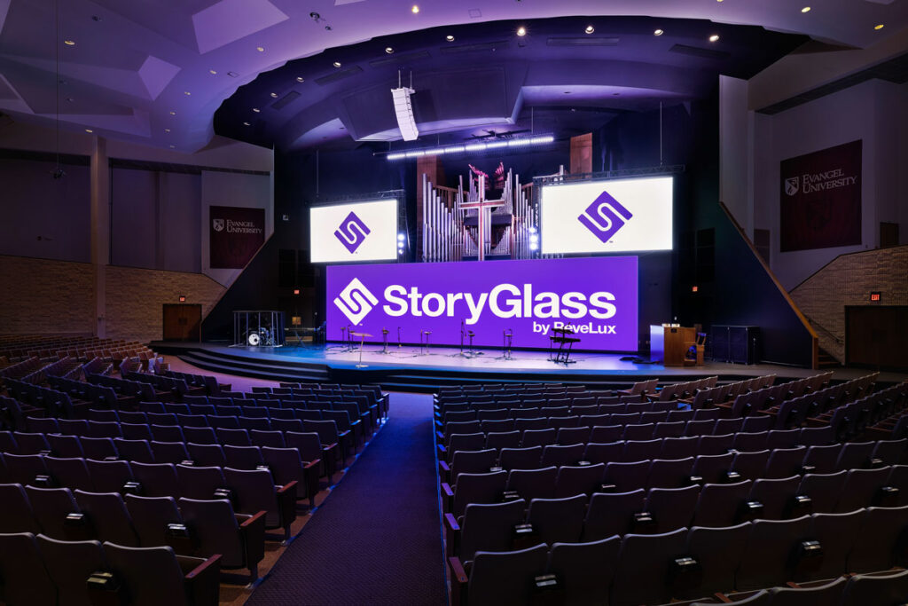 story glass install